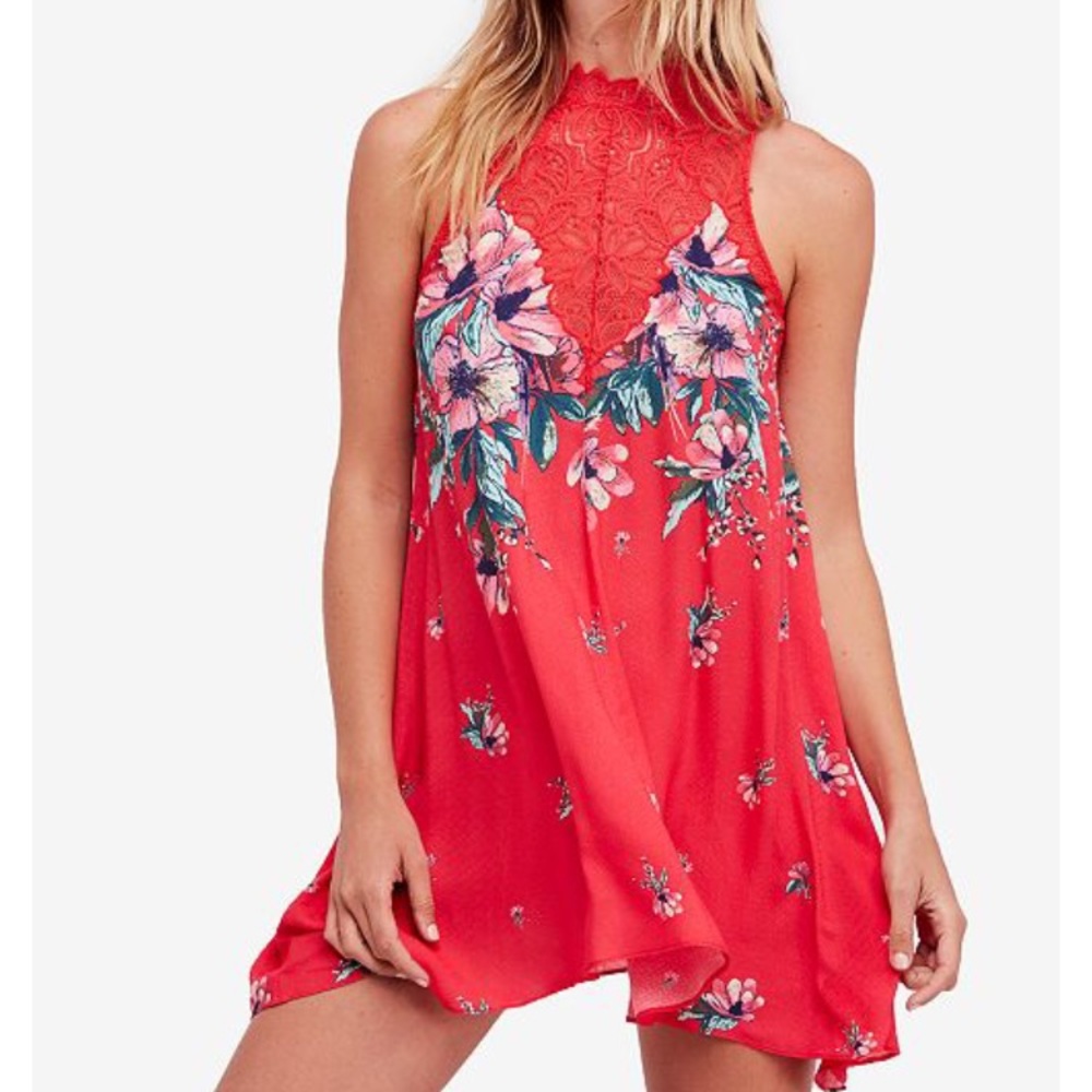 Free People Marsha Floral Print Dress